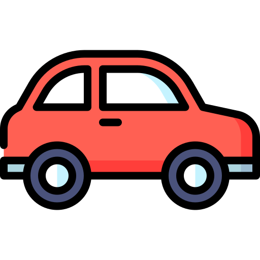 Petite auto rose