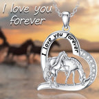 Collier pendentif avec cheval