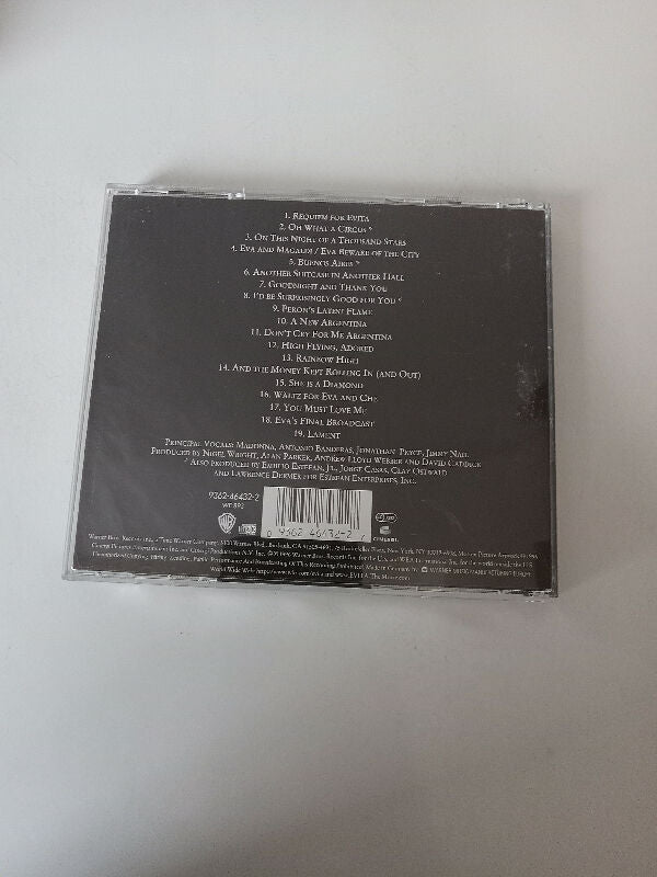 Evita music from the motion picture CD