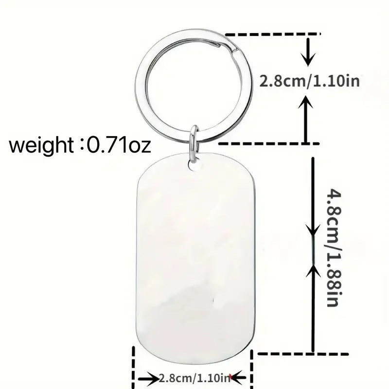 porte-clé en acier inoxydable avec design séduisant