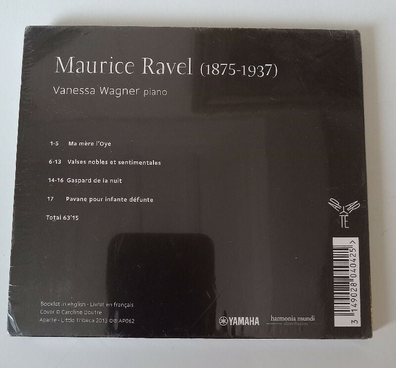 Vanessa Wagner Ravel Piano works Maurice Ravel (1875-1937) CD
