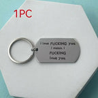 Porte-clé 'I fucking love you'