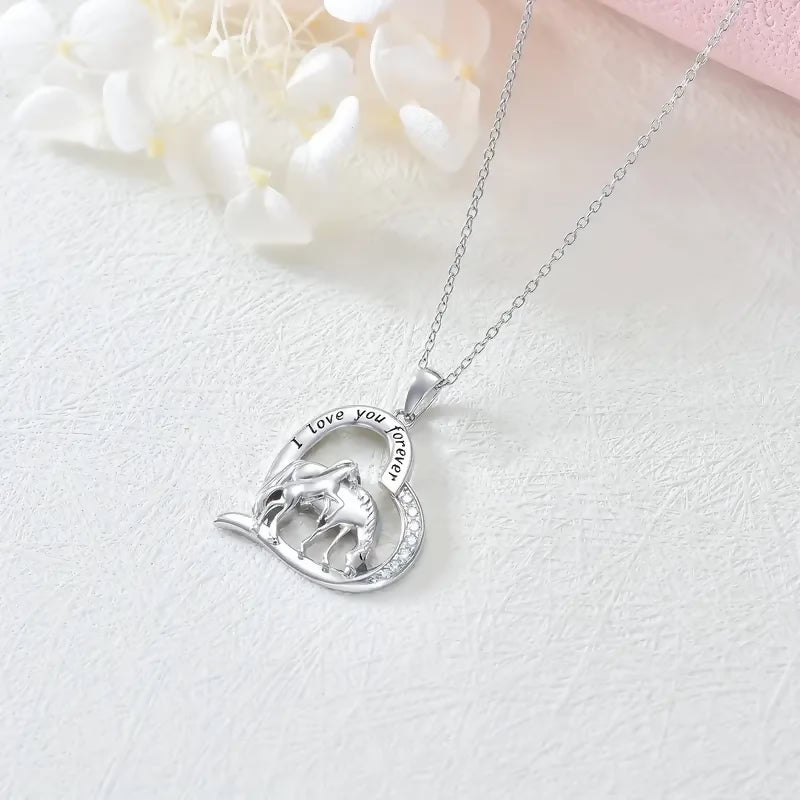 Collier pendentif avec cheval