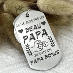 Porte-clés 'Beau papa'
