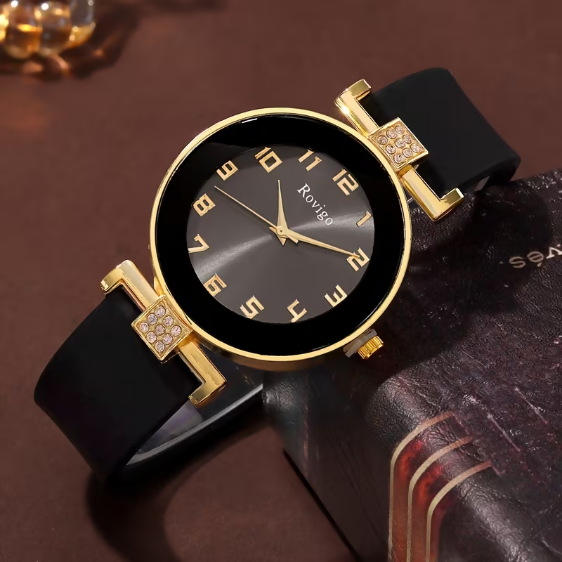 montre femme noir
