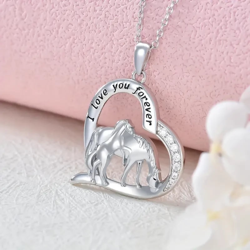 Collier pendentif avec cheval