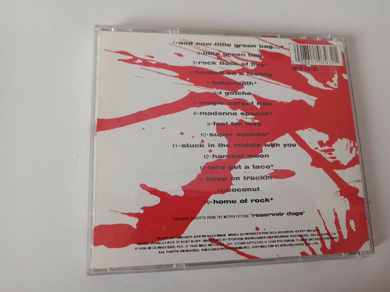 Reservoir Dogs soundtrack CD