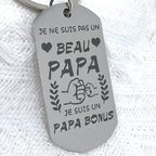 Porte-clés 'Beau papa'