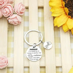 Porte-clés avec inscription 'Parrain'