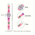 Montre pour enfant à quartz – Modèle Papillon