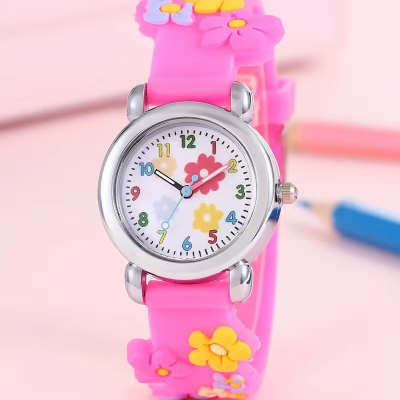 Montre pour enfant quartz – Style florale