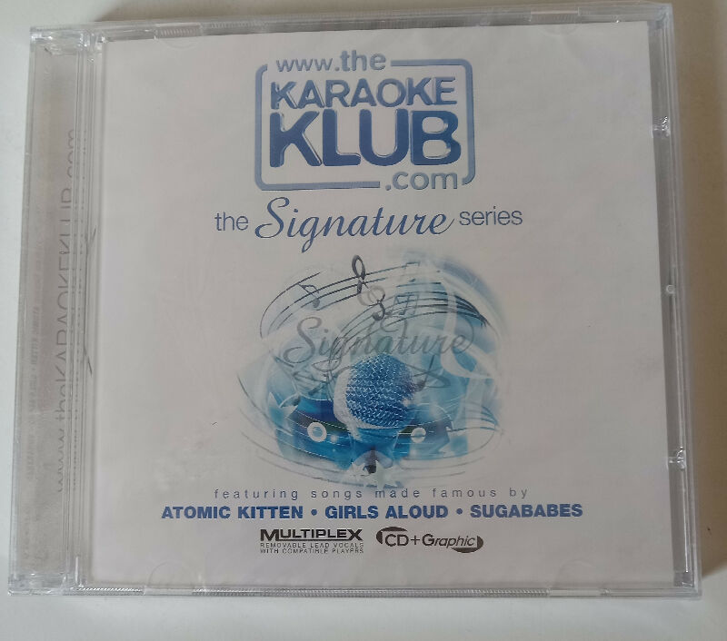 Karaoke Klub Signature series feat. Atomic Kitten, Girls Aloud, Sugababes, ect.. CD