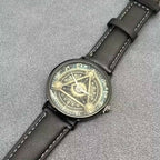 Montre pour homme à quartz motif zodiaque